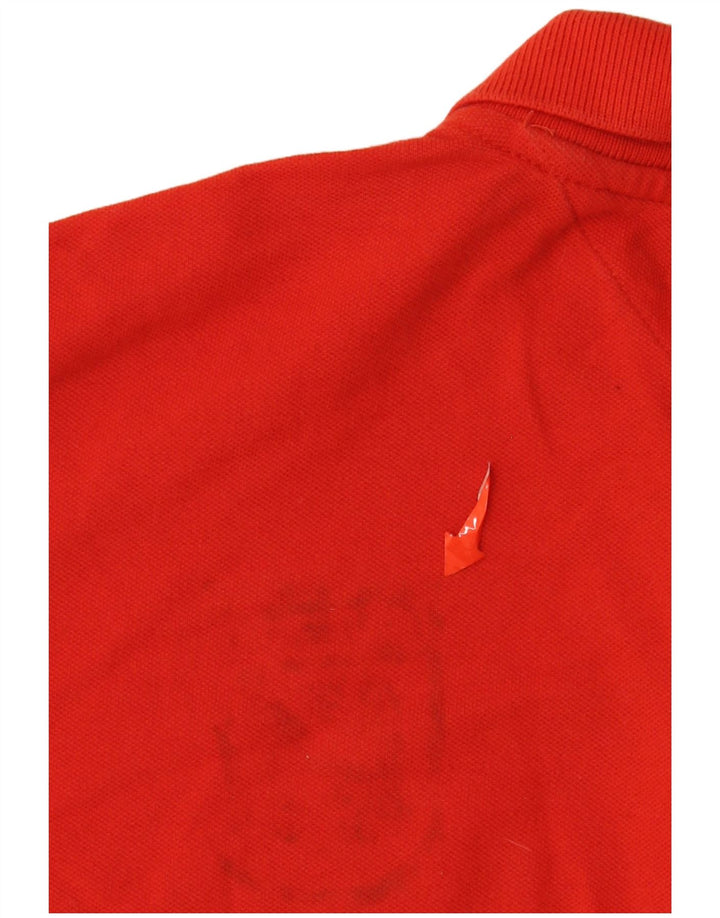 Tommy Hilfiger Polo de ajuste regular para hombre pequeño de algodón rojo