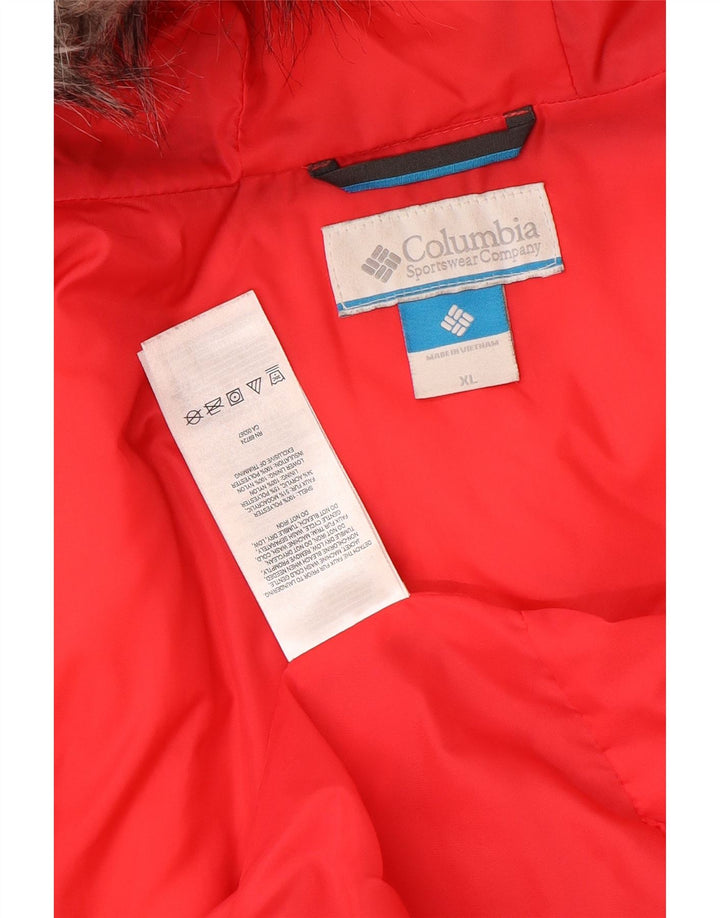 Columbia Chaqueta acolchada con capucha para mujer ES 40 XL Poliéster negro