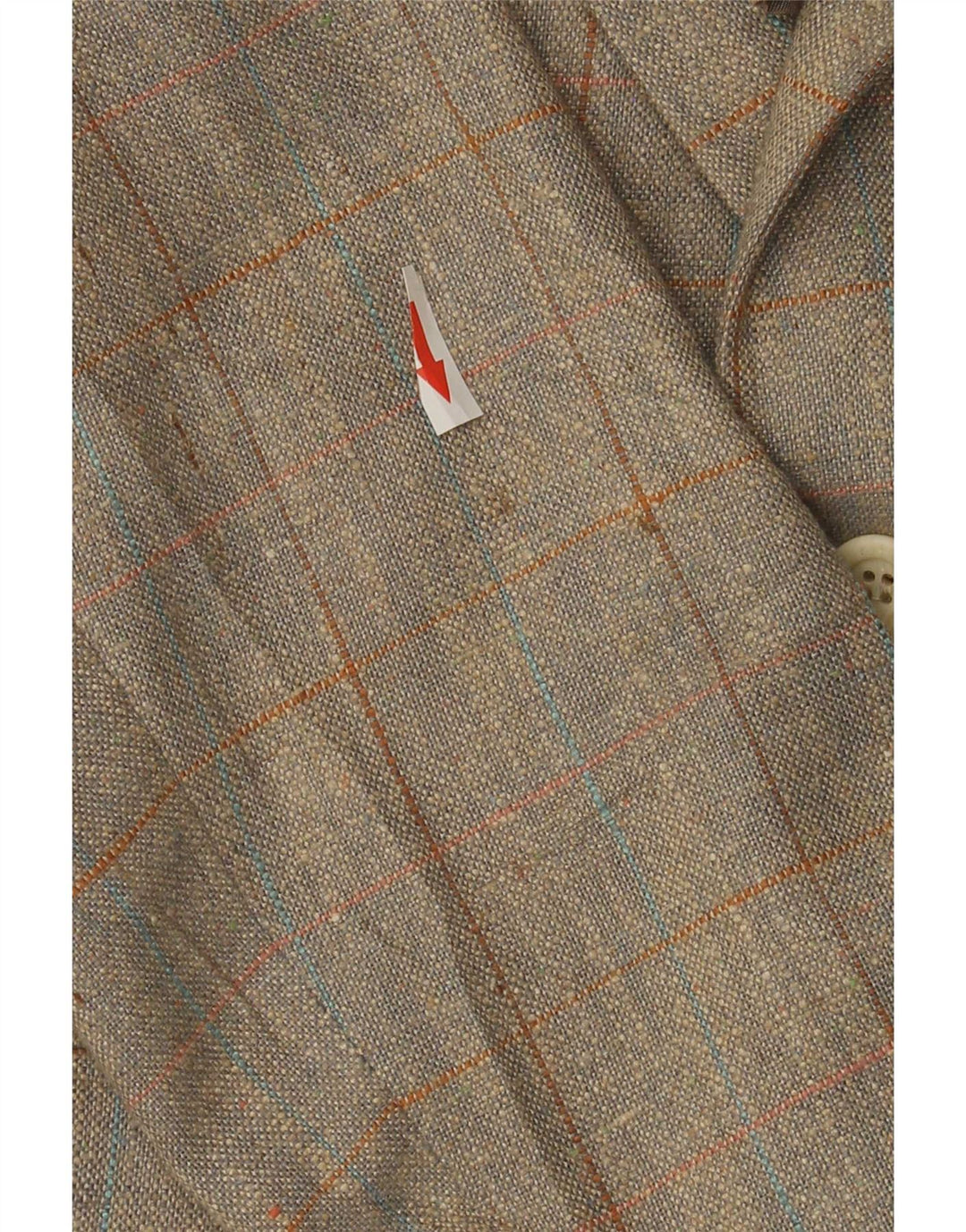 Oakmont Chaqueta tipo blazer de 2 botones para hombre Talla 39 Cuadros marrón mediano