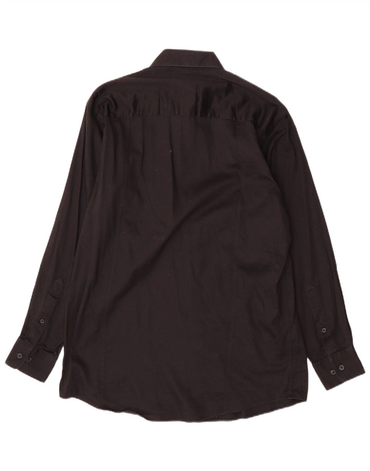 Camisa Calvin Klein para hombre talla 15 1/2 mediana algodón negro