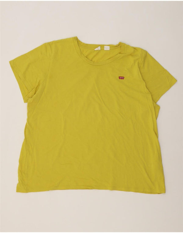 Camiseta Levi's Hombre Top 3XL Algodón Amarillo