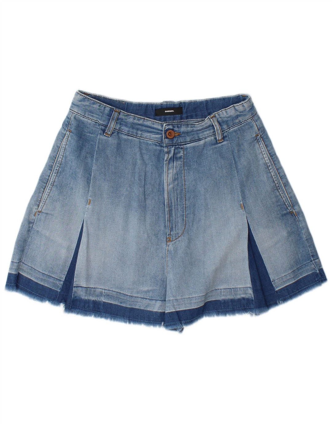 DIESEL Shorts Vaqueros Niña 15-16 Años W28 Azul Algodón