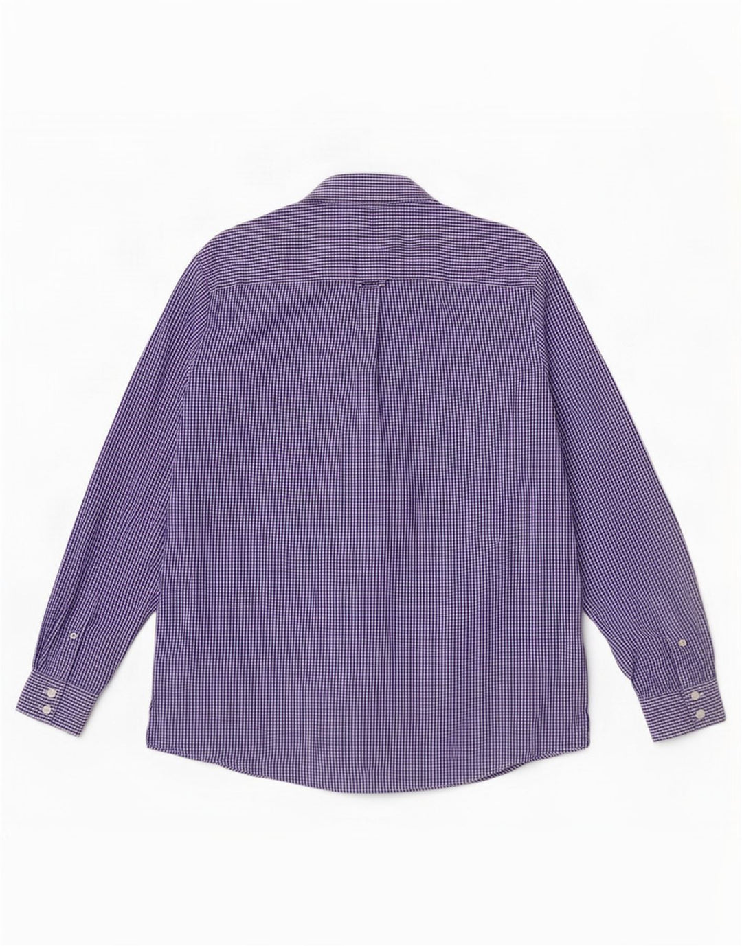 Crew Clothing Camisa de corte clásico para hombre Algodón a cuadros azul grande