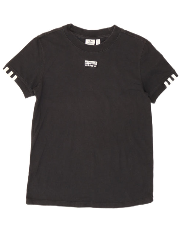 Adidas Camiseta para mujer Top UK 10 Small Black Cotton