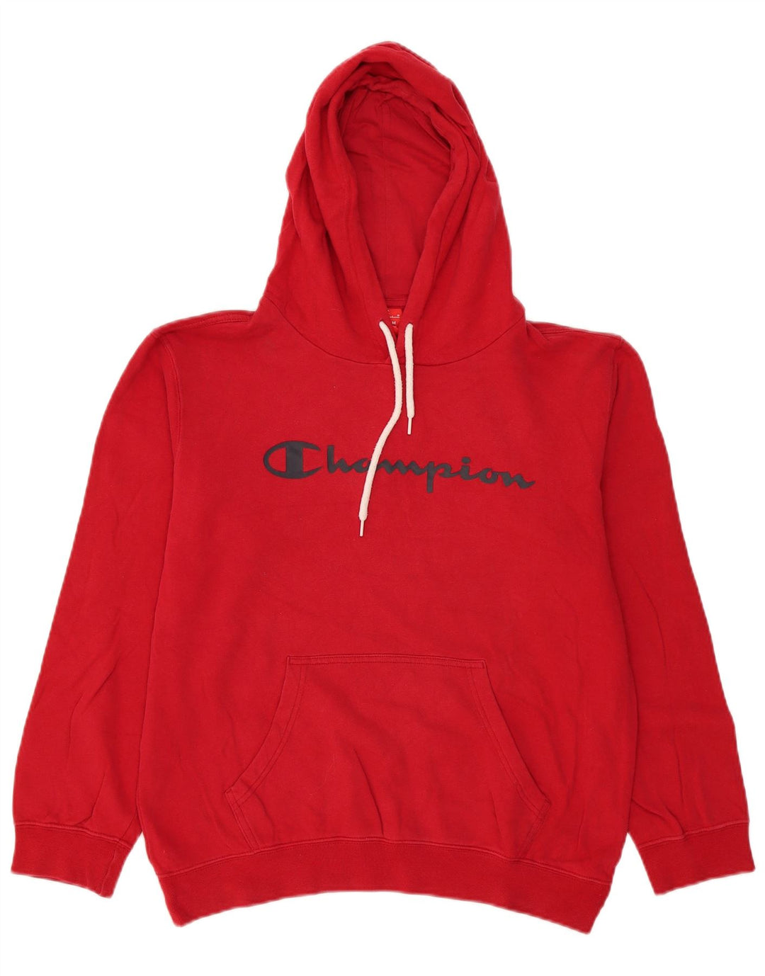 Champion Sudadera Con Capucha Gráfica Para Hombre Jersey De Algodón Rojo Medio