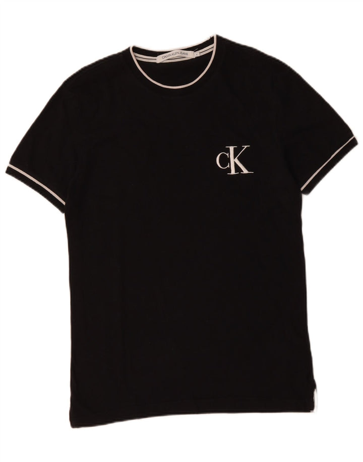 CALVIN KLEIN JEANS Camiseta Hombre Top Small Negro Algodón