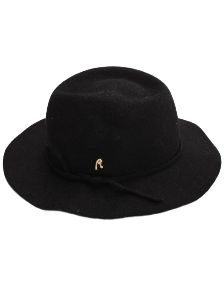Replay Sombrero Fedora para Mujer Talla única Lana Negra clásica