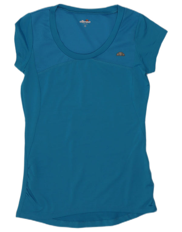 Ellesse Camiseta Mujer Top UK 8 Small Azul Poliéster