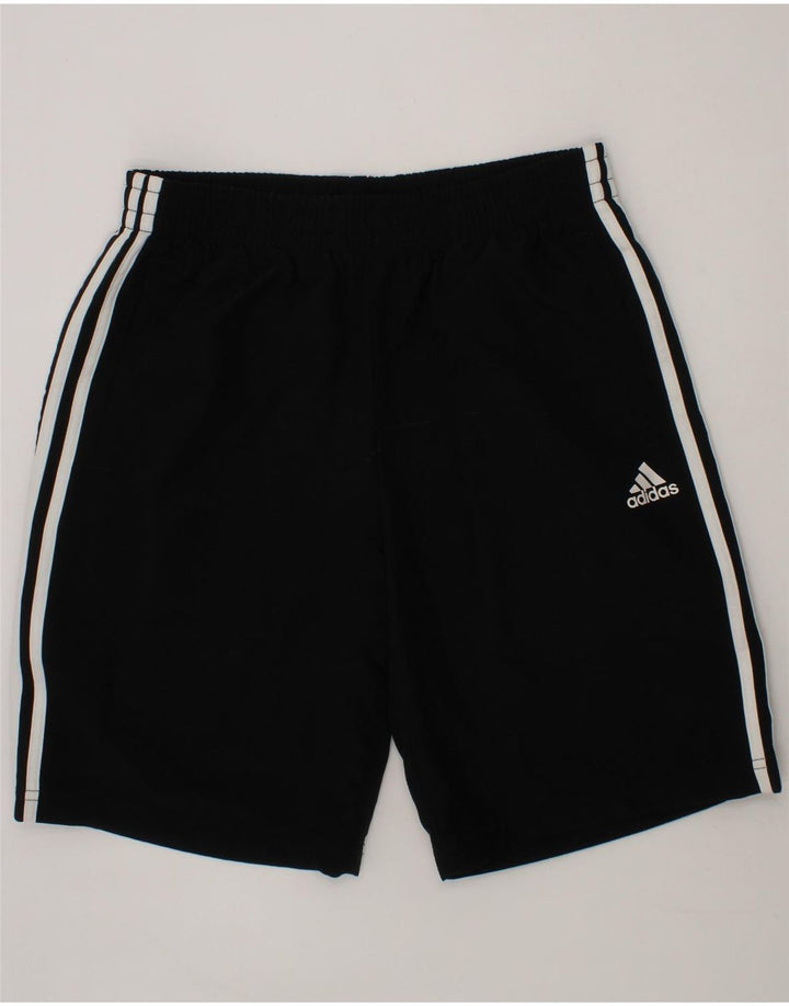 ADIDAS Boys Sport Shorts 15-16 Years Black Polyester Vintage Adidas and Second-Hand Adidas from Messina Hembry 