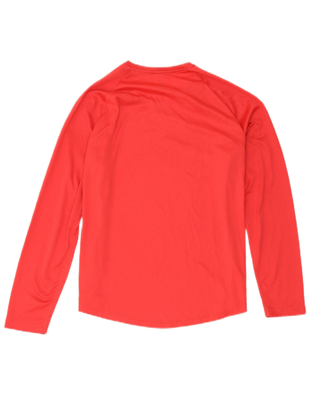 Adidas Mujer Climalite Top Manga Larga UK 16/18 Grande Rojo Poliéster