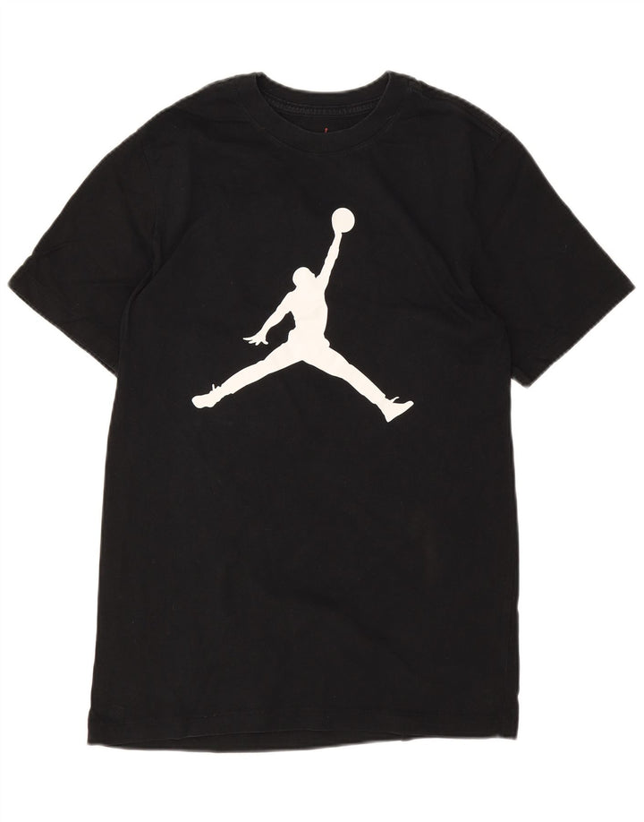 Jordan - Camiseta gráfica de ajuste estándar para hombre, talla pequeña, color negro