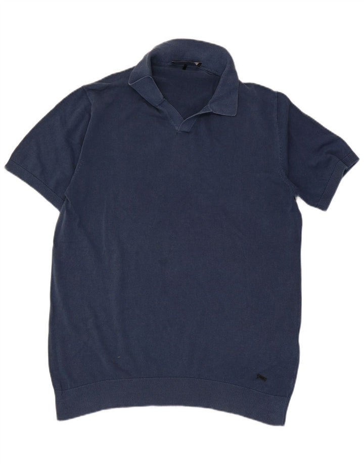 LIU JO Polo Hombre XL Azul Marino Algodón