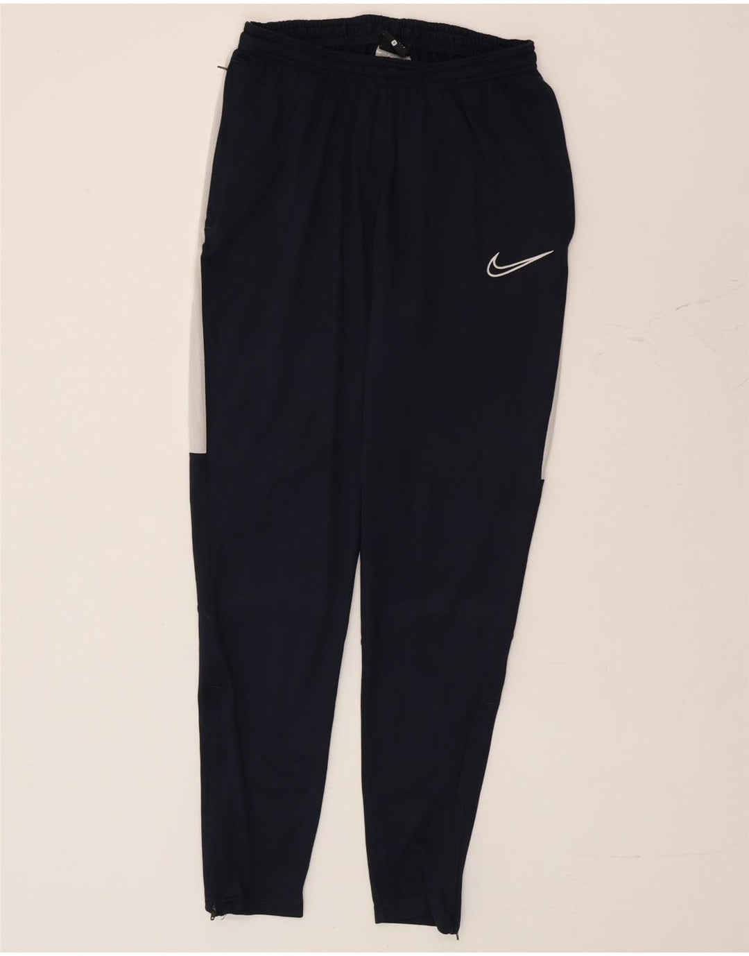 Nike - Pantalones de chándal Dri Fit para hombre (talla pequeña), color azul marino, poliéster