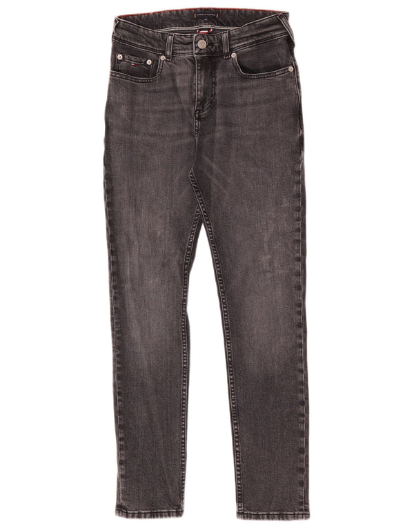Tommy Hilfiger Vaqueros ajustados para niños 13-14 años W28 L28 Algodón gris