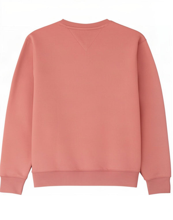 Tommy Hilfiger Sudadera Jumper para Hombre Grande Rosa Algodón