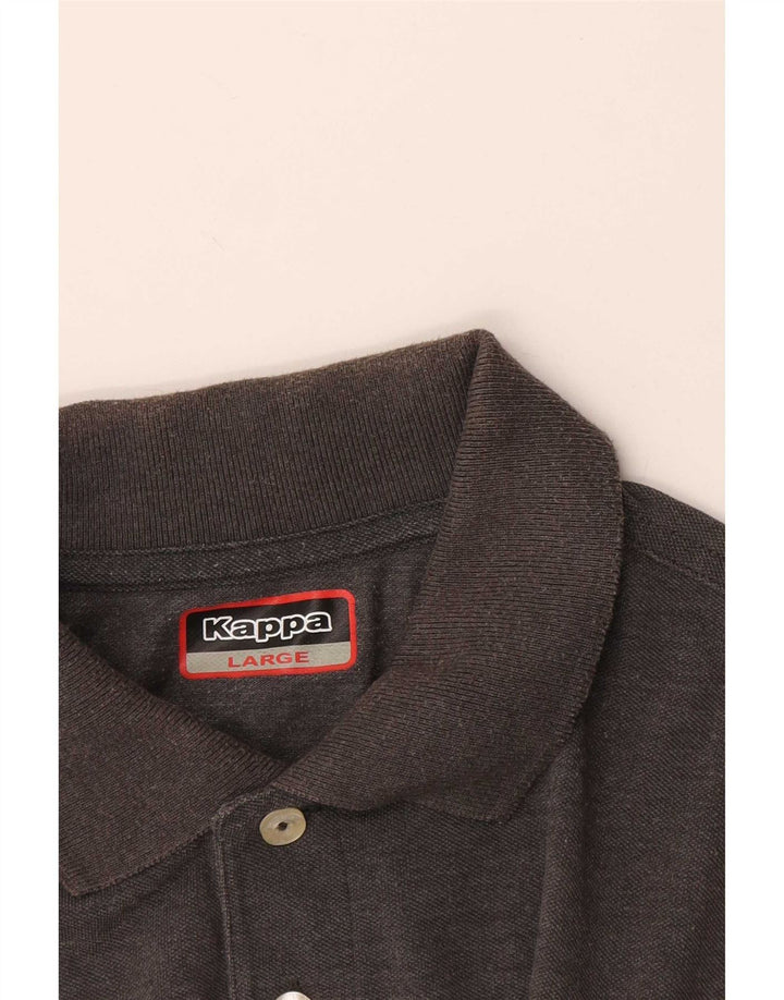 Kappa Polo Hombre Grande Gris