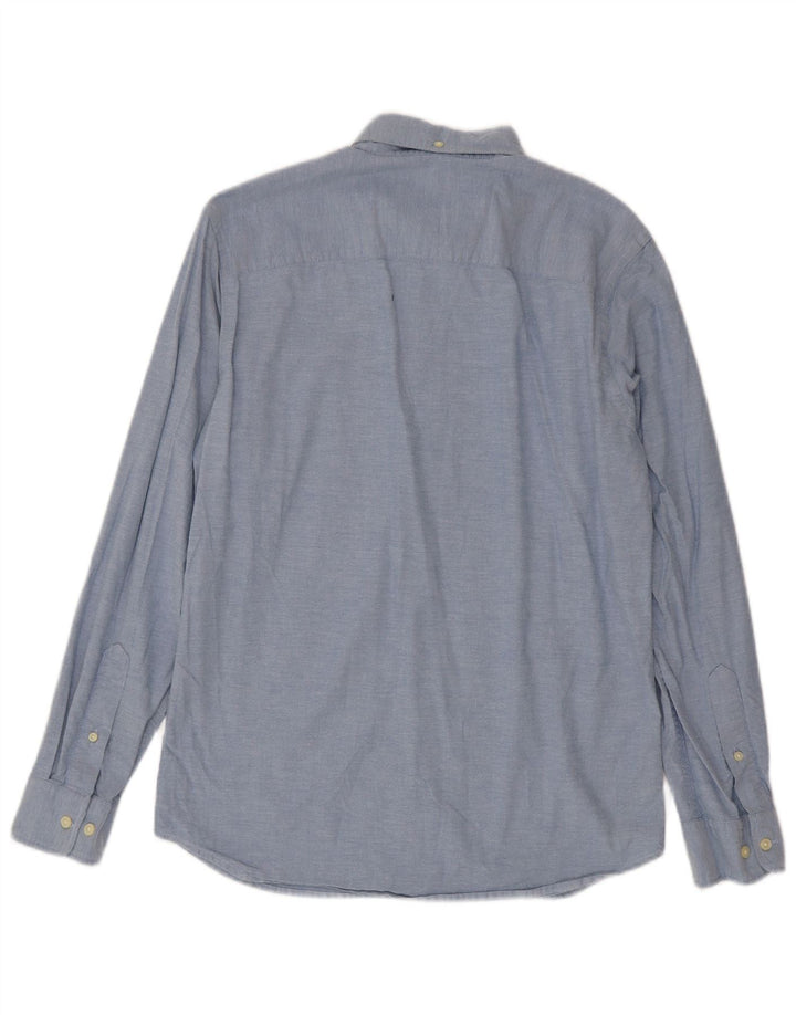 Camisa Jack & Jones Hombre Azul Medio Algodón