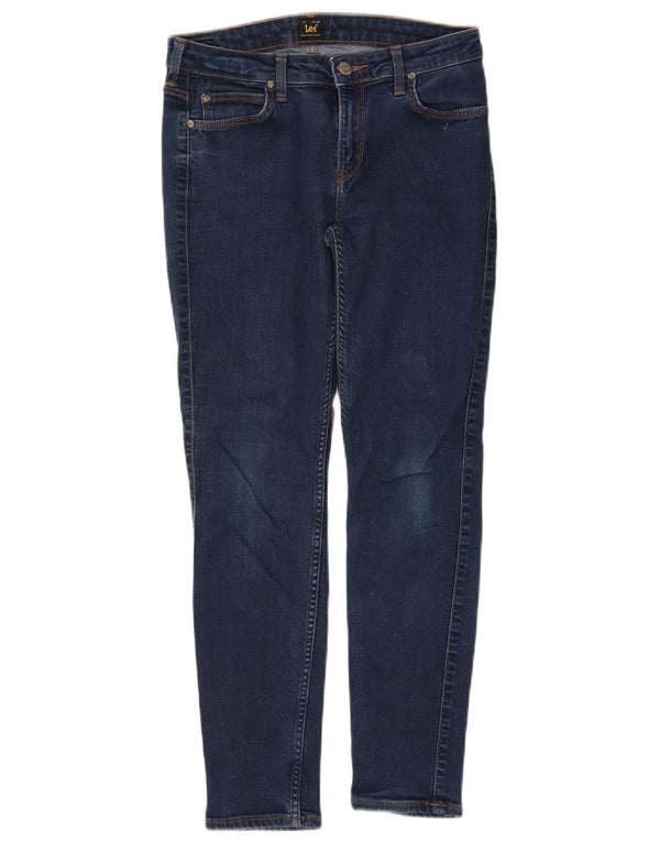 Jeans Ajustados Lee Mujer W30 L28 Algodón Azul Marino