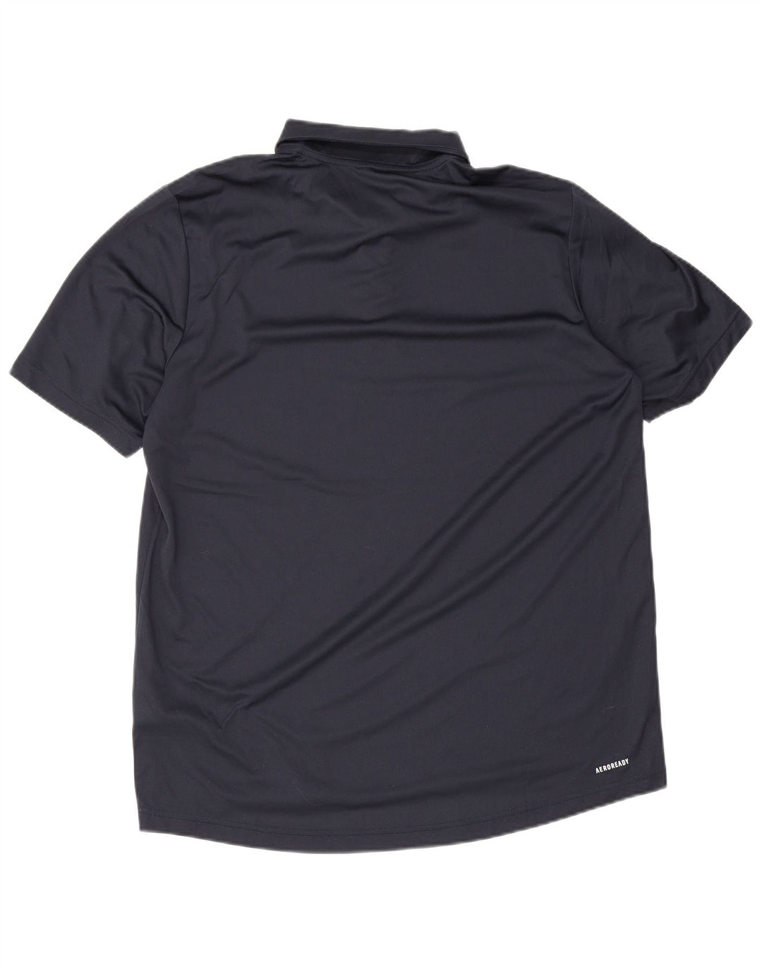 Adidas Polo Aeroready para hombre grande poliéster azul marino