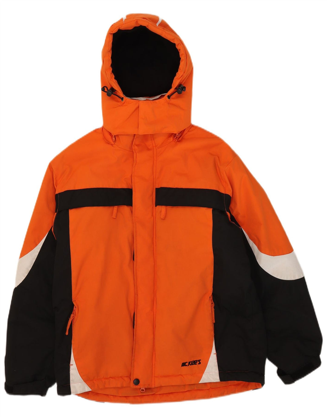 MC Kee's Chaqueta cortavientos con capucha para niños 11-12 años Color naranja