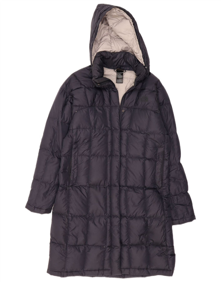 THE NORTH FACE Abrigo acolchado con capucha para mujer UK 44 Poliéster azul marino medio
