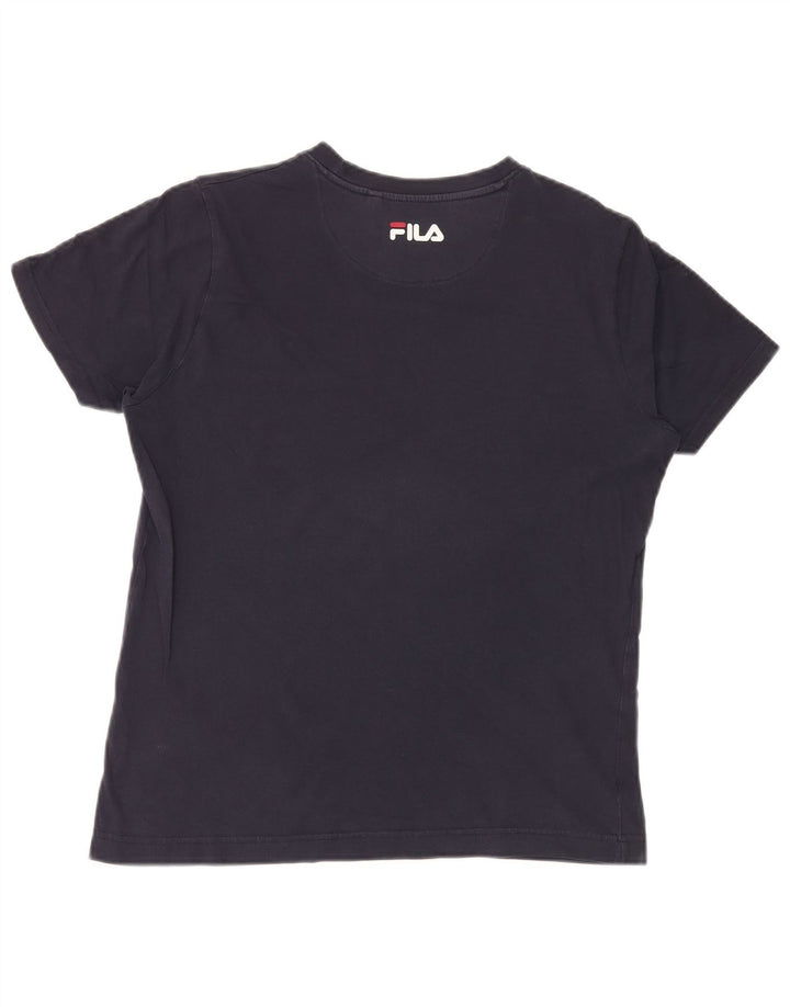 Fila - Camiseta gráfica para hombre, talla pequeña, color azul marino
