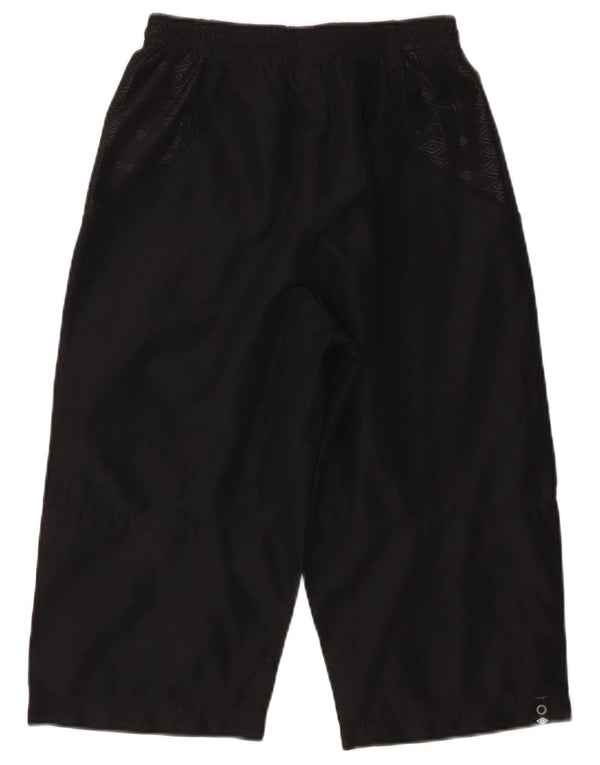 Umbro Pantalones de chándal capri para niños 13-14 años XL Negro Argyle/Diamond