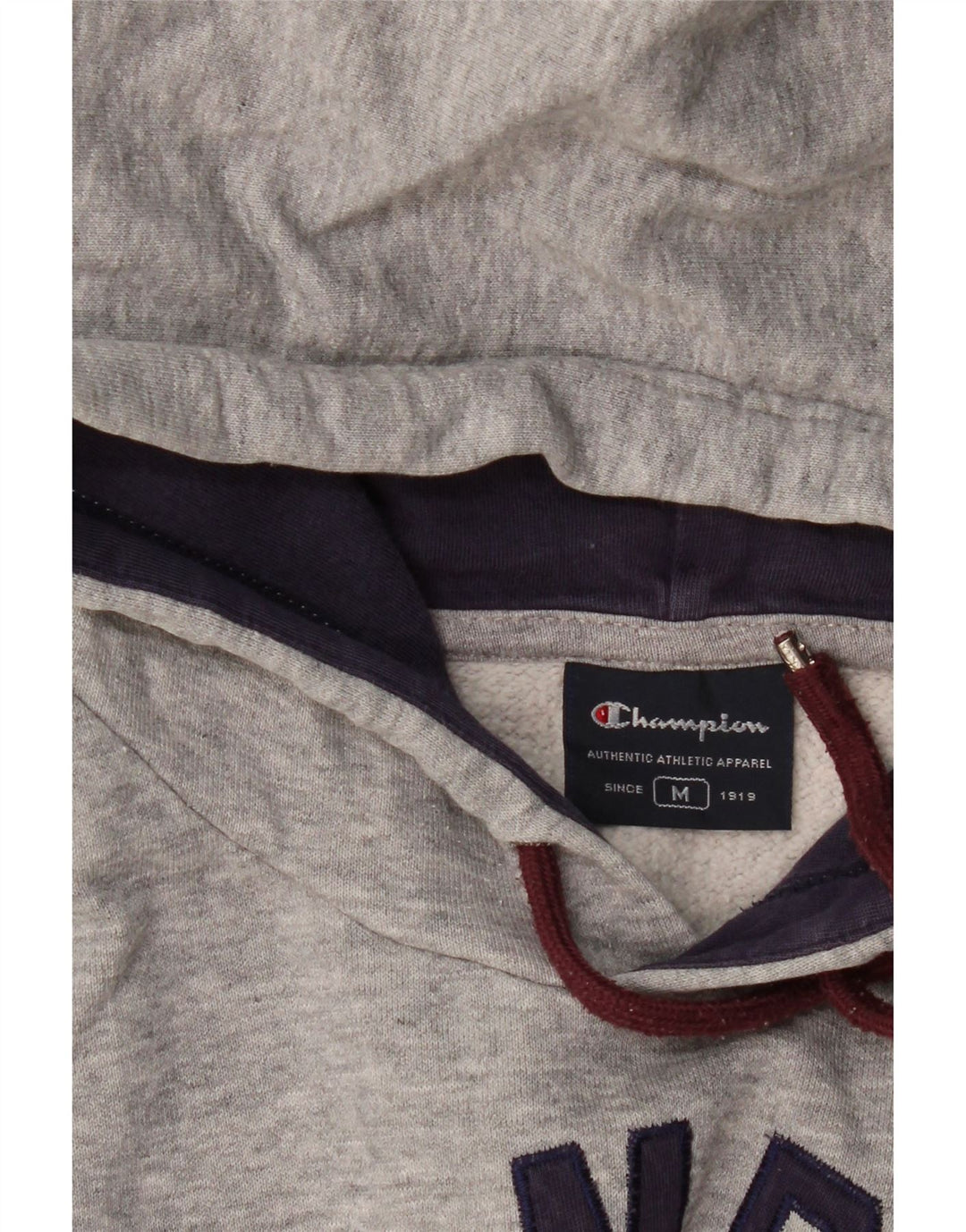 CHAMPION Jersey con capucha gráfica para hombre Gris medio
