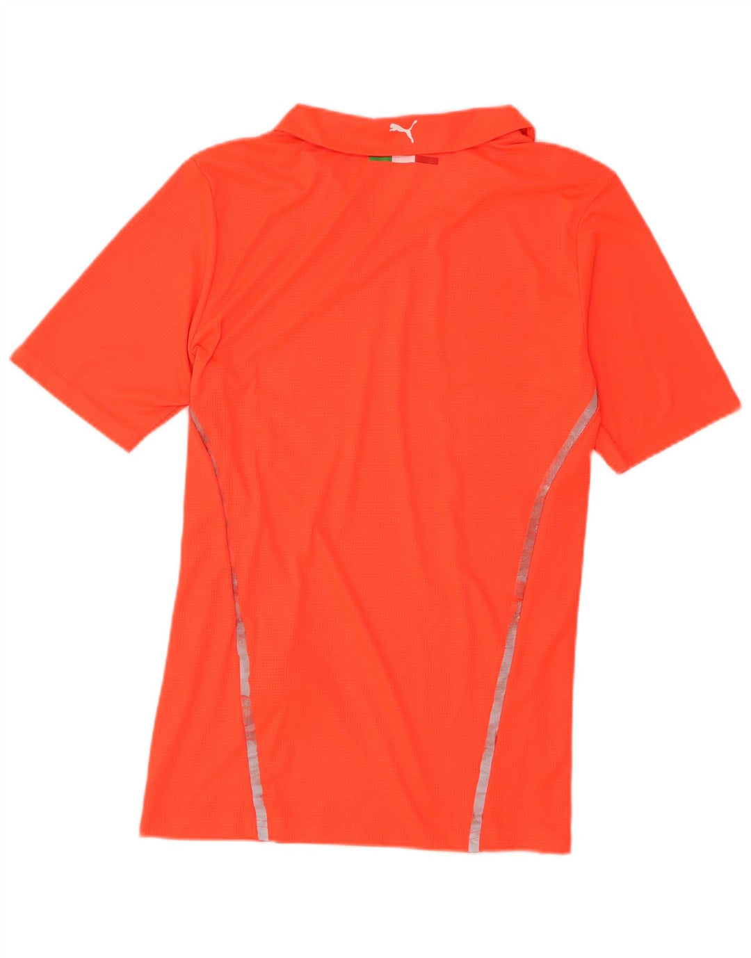 Puma Mens Polo Shirt Small Orange Polyester