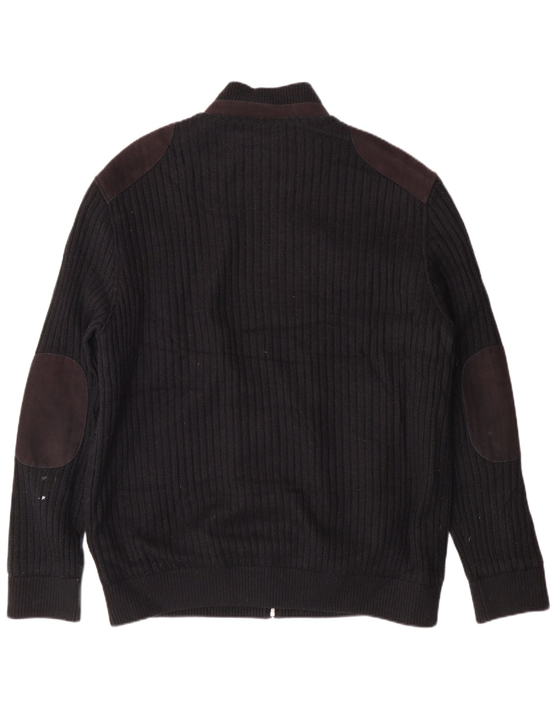 Pierre Cardin Cárdigan para hombre IT 56 XL Poliéster negro