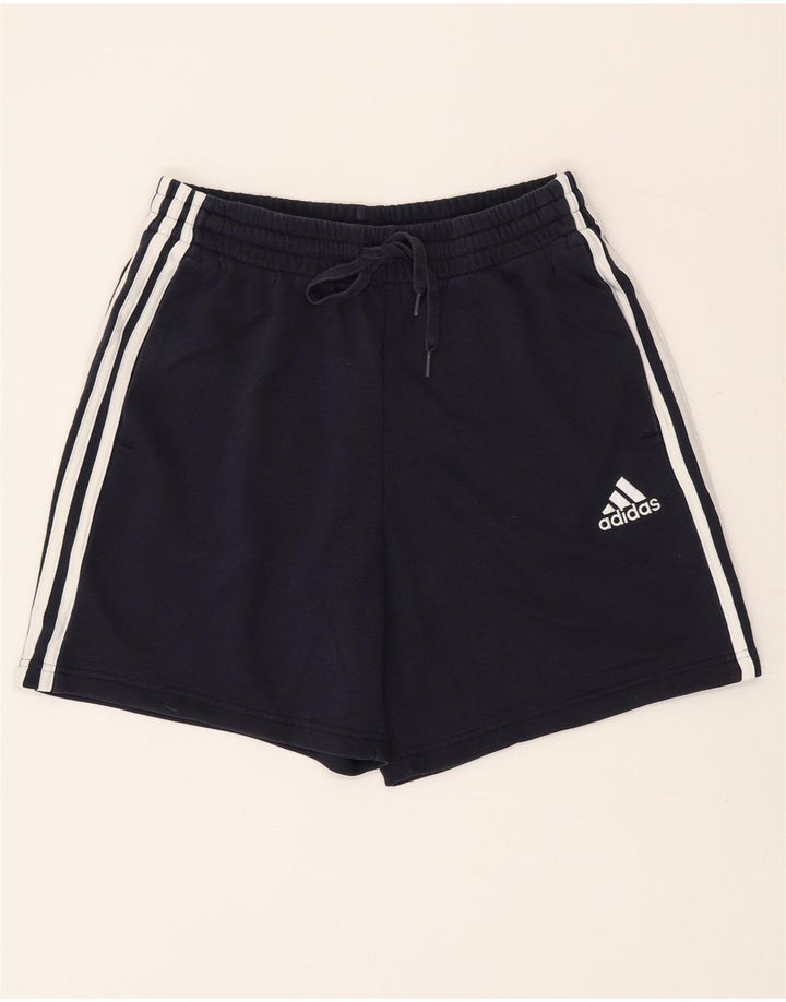 Adidas Hombre Pantalones Cortos Deportivos Medio Azul Marino Algodón