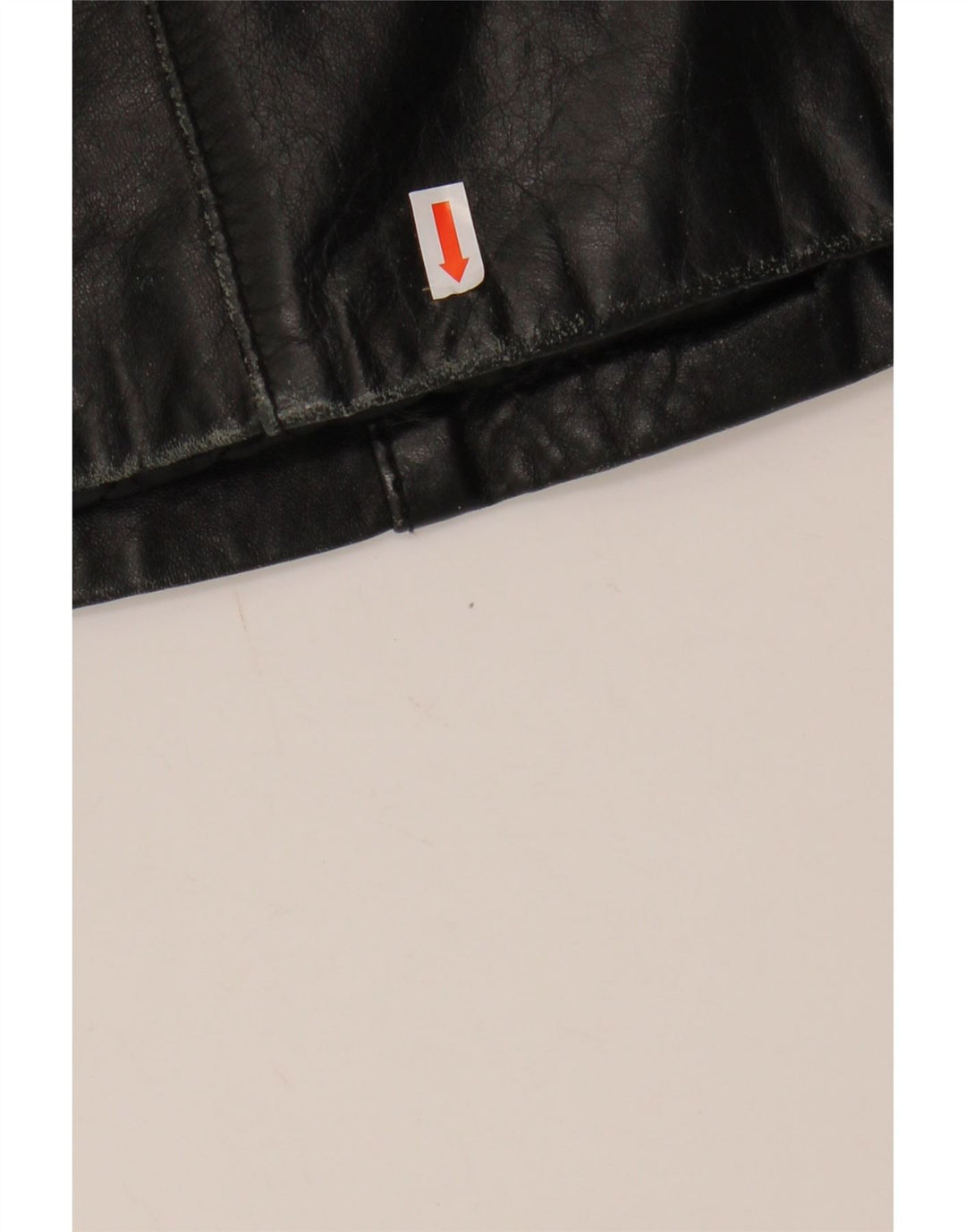 JACK DANIELS Womens Leather Jacket IT 48 Medium Black Leather