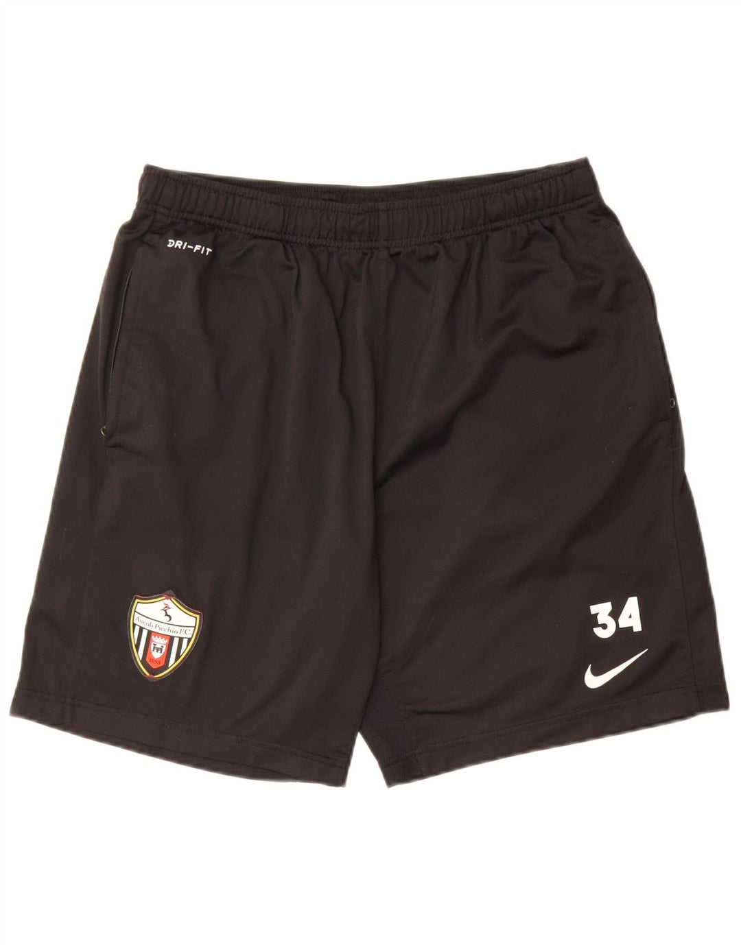 Nike Pantalones cortos deportivos Dri Fit Graphic para hombre XL Poliéster negro