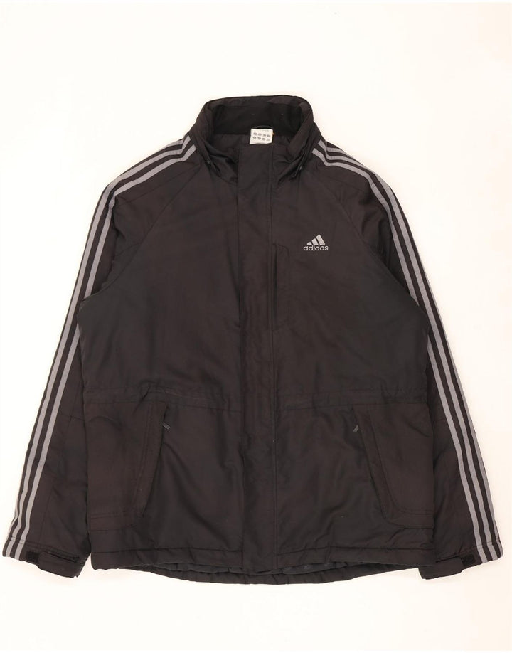 Chaqueta cortavientos ADIDAS para hombre Reino Unido 40 Grande Poliéster negro