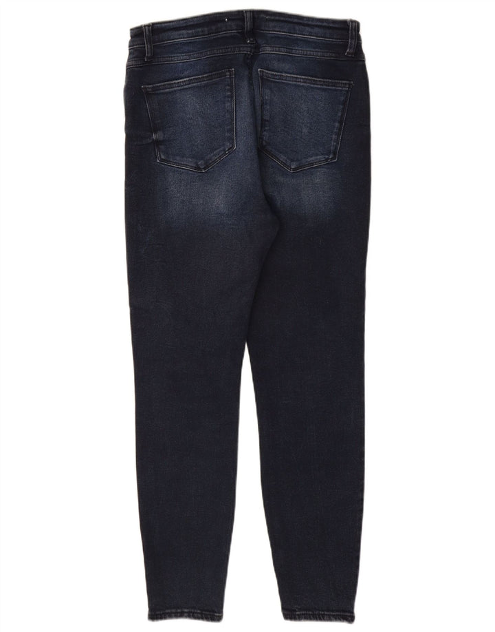 ZARA Vaqueros Skinny Mujer EU 40 Medium W30 L27 Azul Marino Algodón