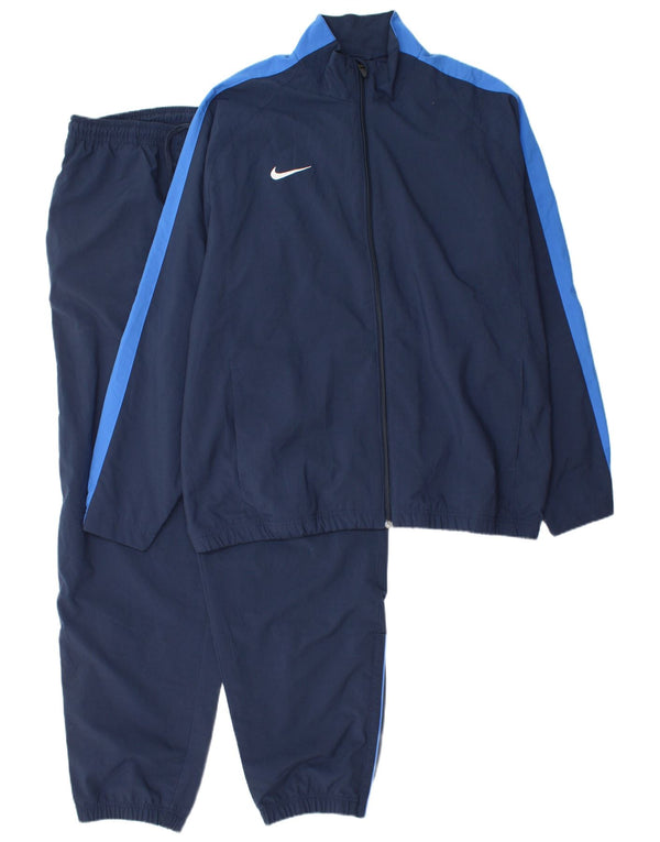 Nike Chándal completo para hombre UK 44/46 XL Azul marino Colorblock Poliéster