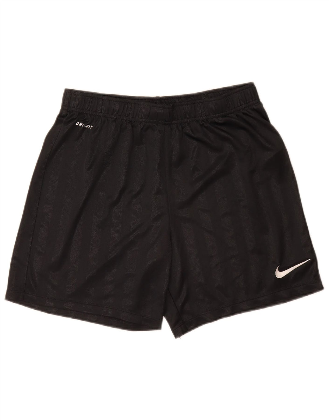 Pantalones cortos deportivos Nike Dri Fit para hombre Poliéster a rayas negras medianas