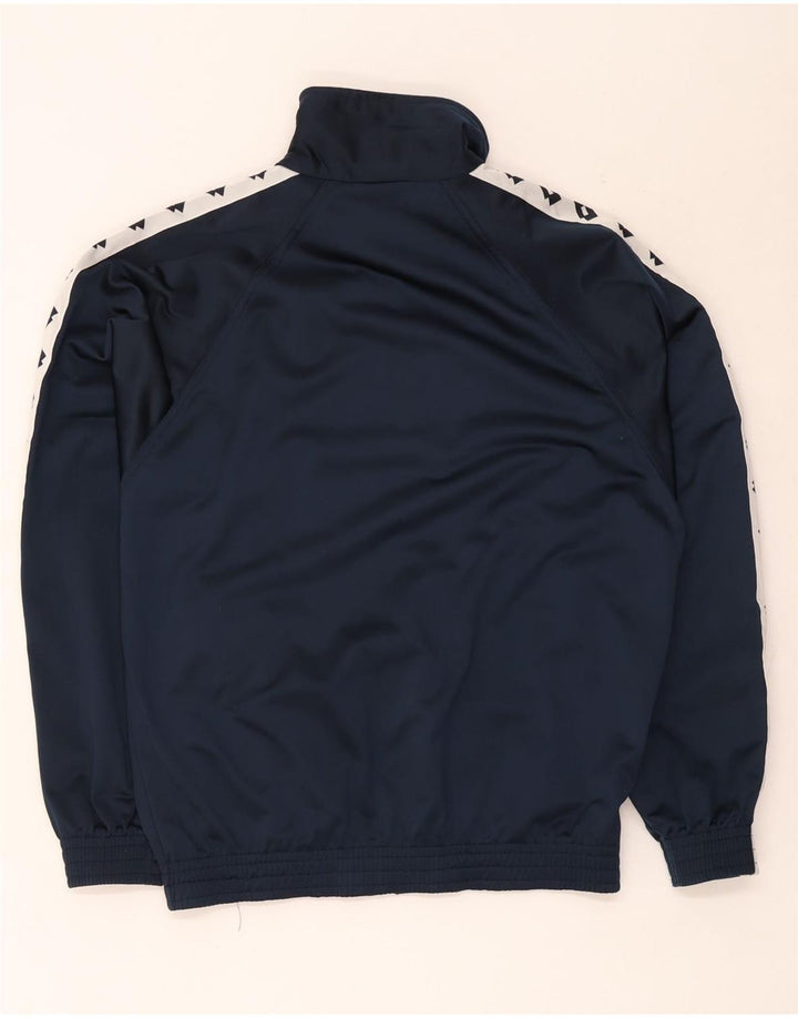 Lotto Hombre Chaqueta De Chándal Con Estampado Gráfico Color Block Azul Marino Medio