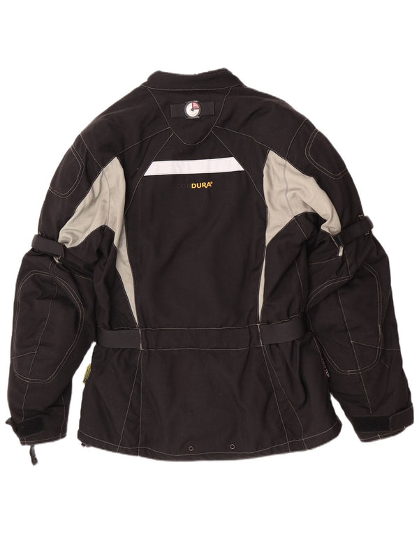 POLO Chaqueta de motociclista para mujer UK 40 Medium Black Colourblock