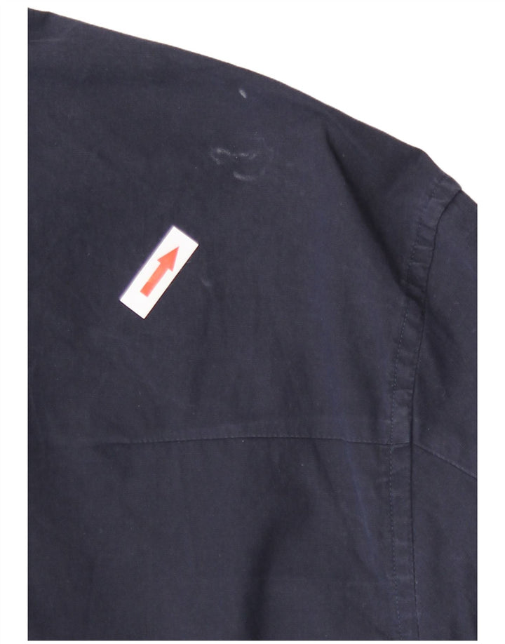 Camisa Calvin Klein Jeans Hombre Slim Fit Algodón Azul Marino Medio