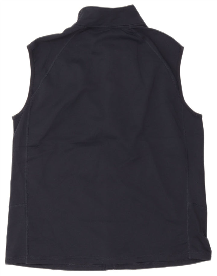 Rohan Hombre Sin Mangas Chándal Top Chaqueta Grande Poliéster Azul Marino