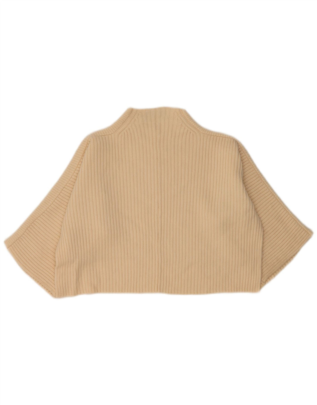 Jaeger Jersey extragrande con cuello de tortuga para mujer, talla 44, color beige medio