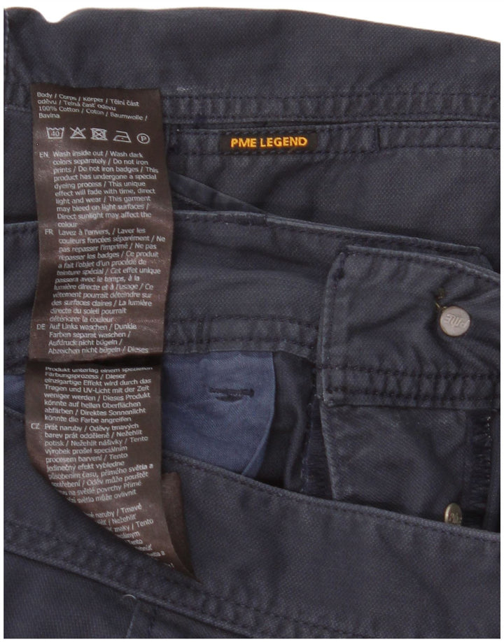 Pme Legend Pantalones cortos cargo para hombre W34 Grande Algodón azul marino