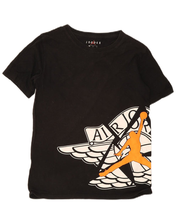 Jordan Boys Regular Graphic Camiseta Top 12-13 años Grande Negro