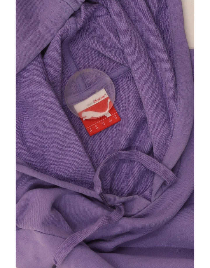 PUMA Sudadera con capucha para mujer UK 12 Medium Purple