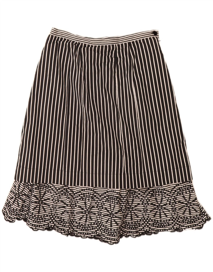 Falda acampanada para mujer Clips IT 44 Medium W28 Acetato de rayas negras