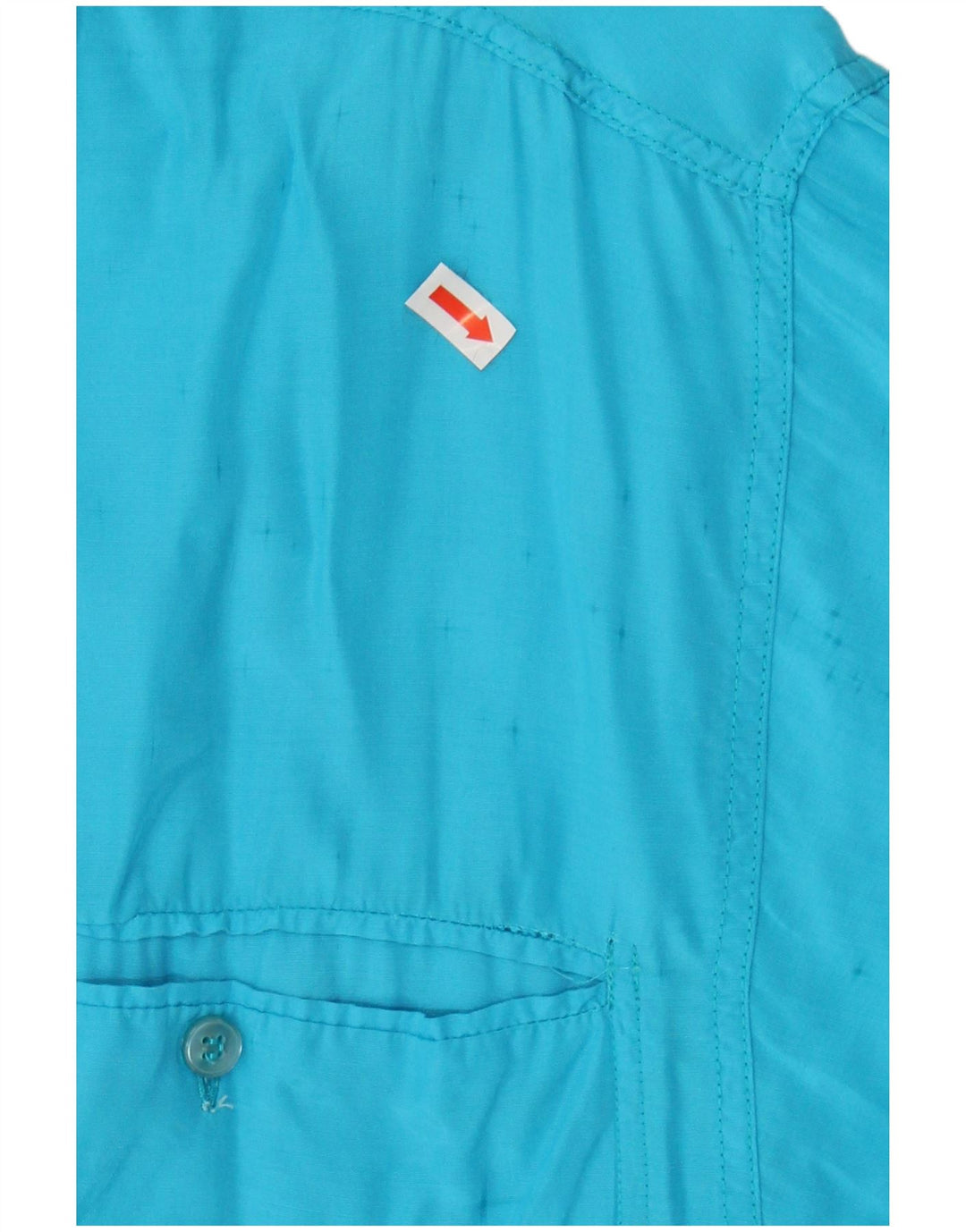 STEFANEL Womens Oversized Short Sleeve Shirt UK 10 Small Blue Viscose