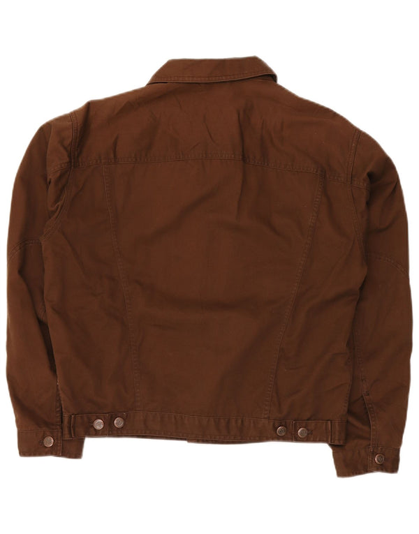 Marlboro Classics Chaqueta bomber holgada para hombre UK 36 Small Marrón Algodón