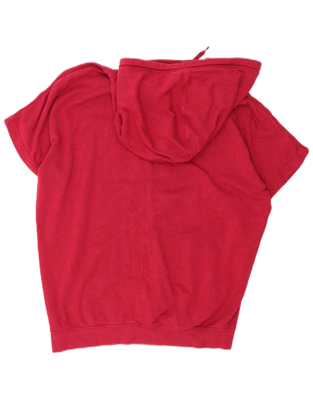 Nike Mujer Longline Manga Corta Sudadera con Capucha de Gran Tamaño UK 10 Small Pink