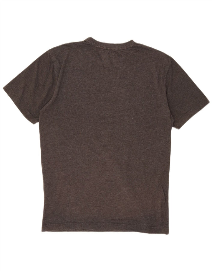 Reebok - Camiseta gráfica para hombre, talla pequeña, algodón gris